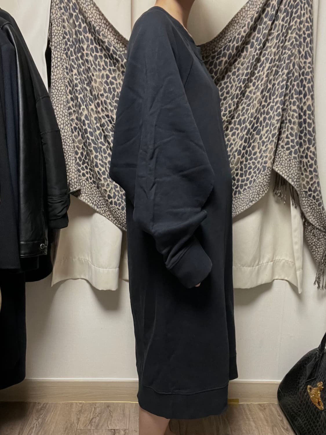 메종마르지엘라 컷아웃 맨투맨 원피스 S 상품이미지2