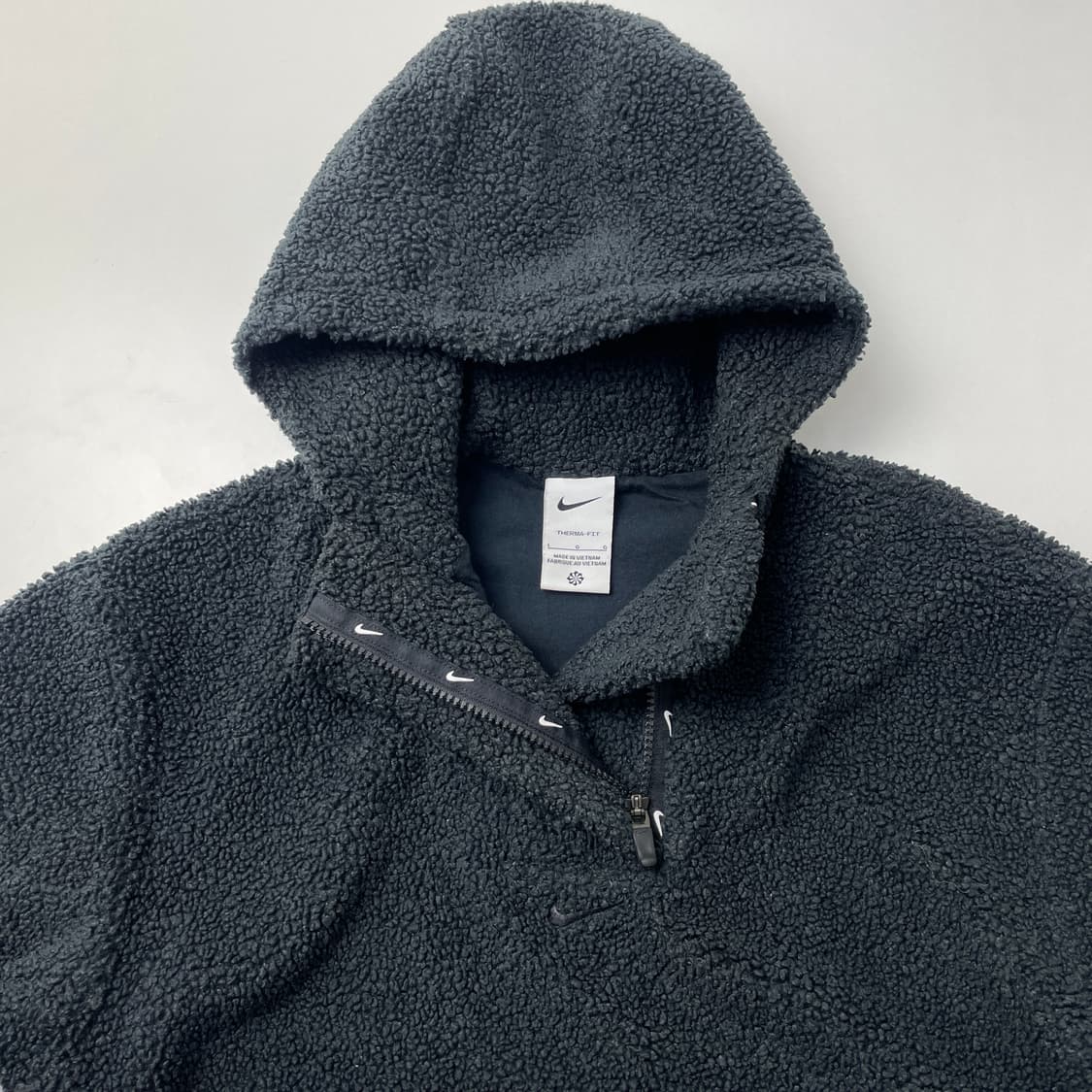 [중고] 나이키 보이즈 후드 후리스 블랙 12-13세 (L) 상품이미지3