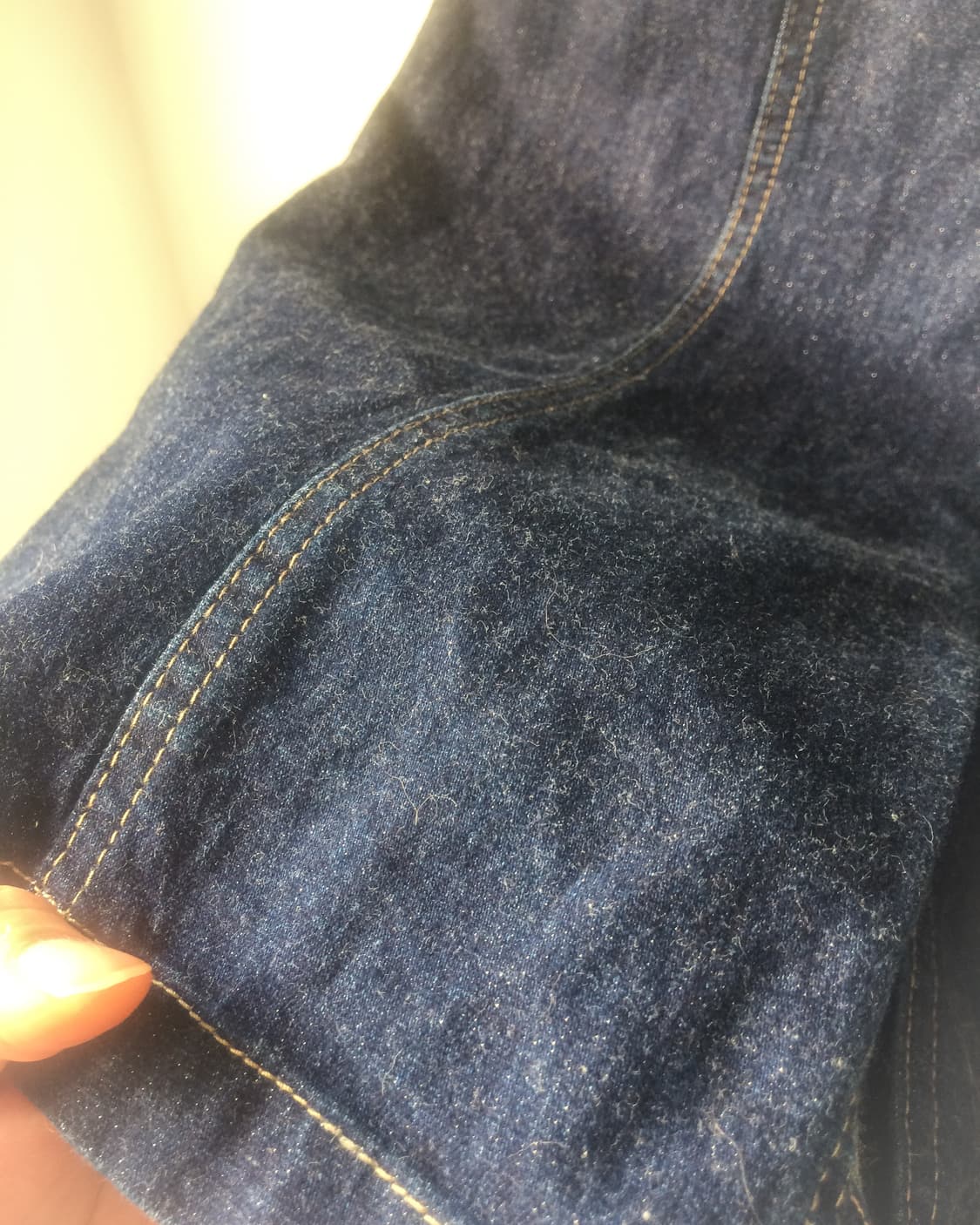 Glitter point denim long skirt 상품이미지6