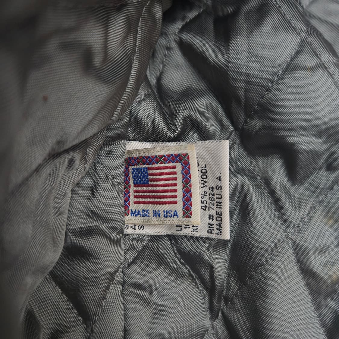 (무료배송) 96년제 골든베어 빈티지 바시티 자켓 / 블랙+버건디 / s 상품이미지6