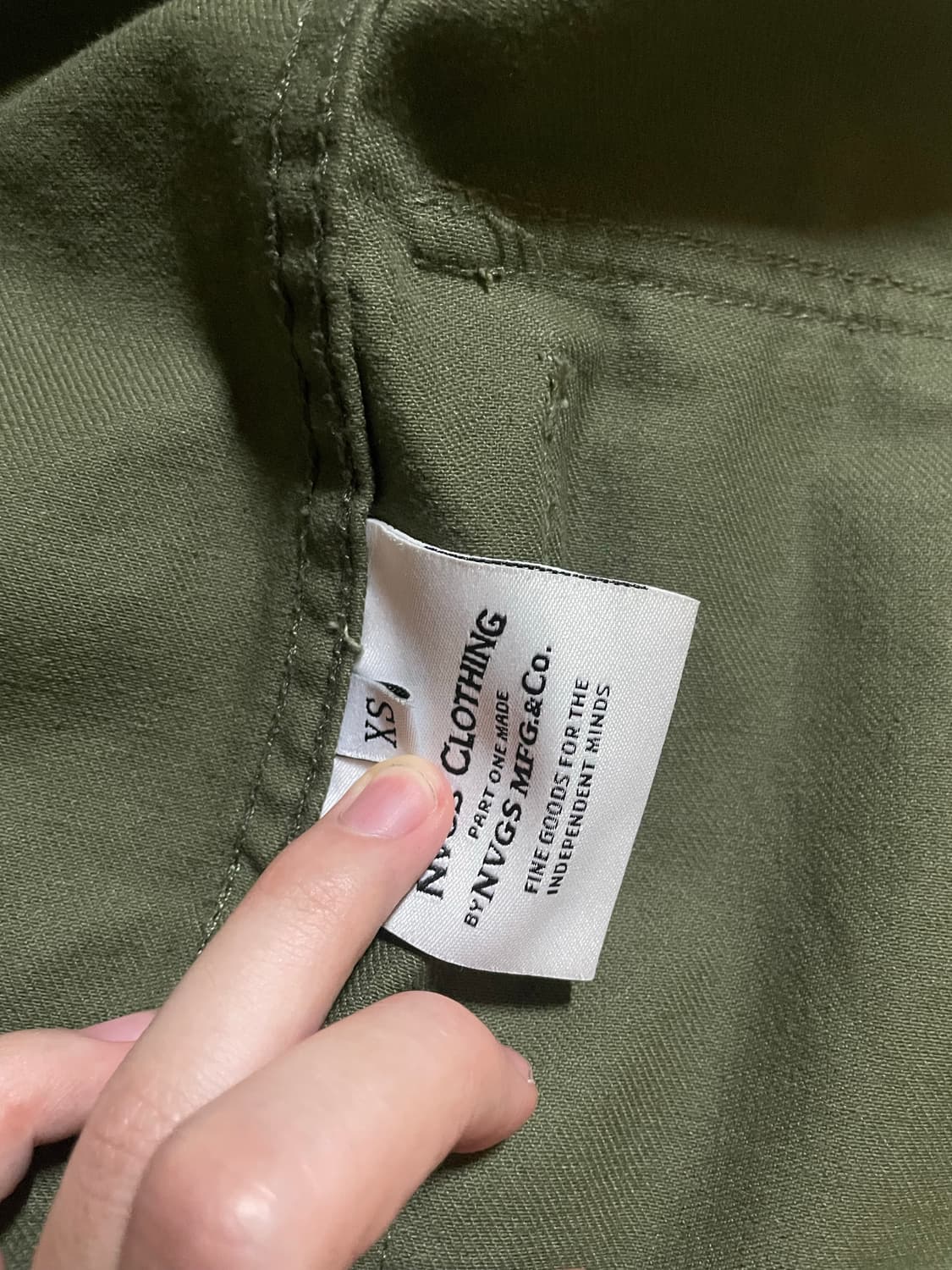 [95-100 사이즈] NVGS M65 필드자켓 카키 상품이미지5