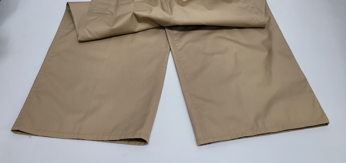 COS 코스 코튼 와이드 밴딩 팬츠 / 여 EUR 35 베이지
 상품이미지4