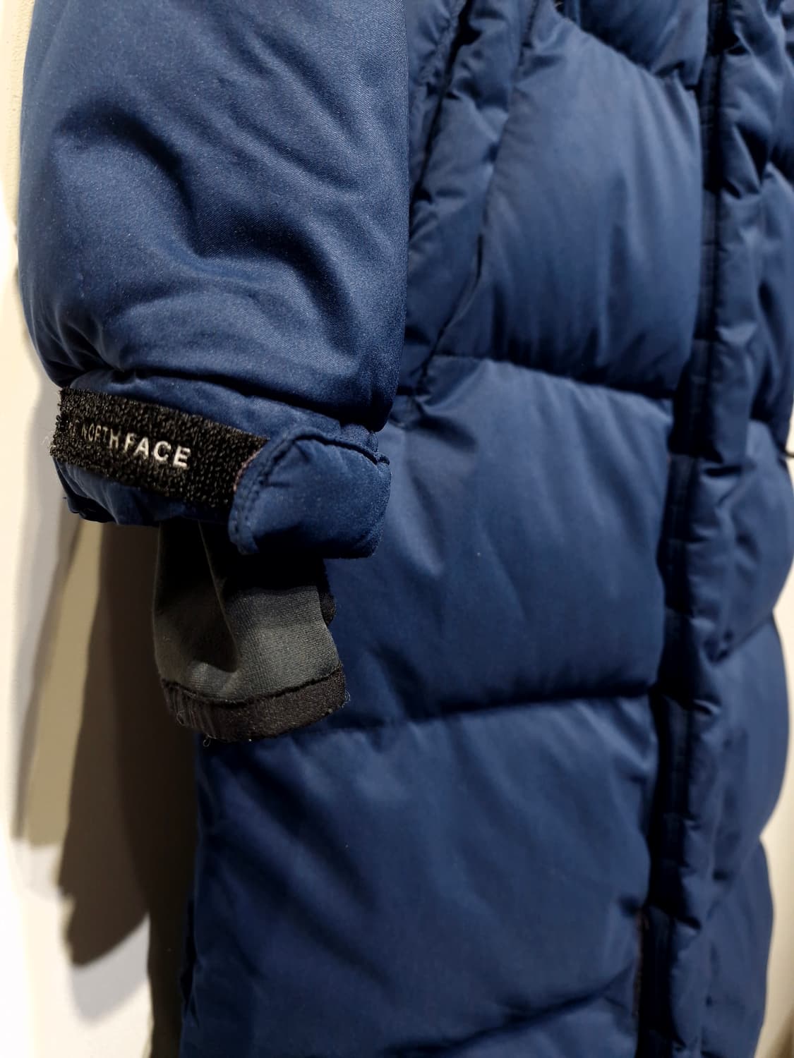 노스페이스 덕다운 롱패딩 네이비(S) 상품이미지5