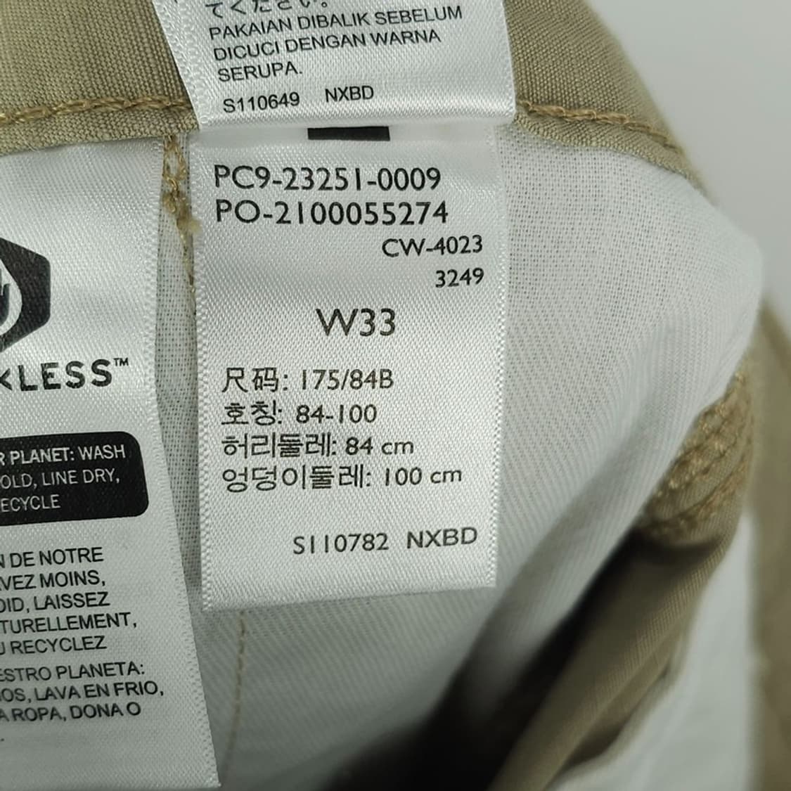 [리바이스] 빈티지 카고 하프 팬츠 카고 반바지 카키 M21263 상품이미지9