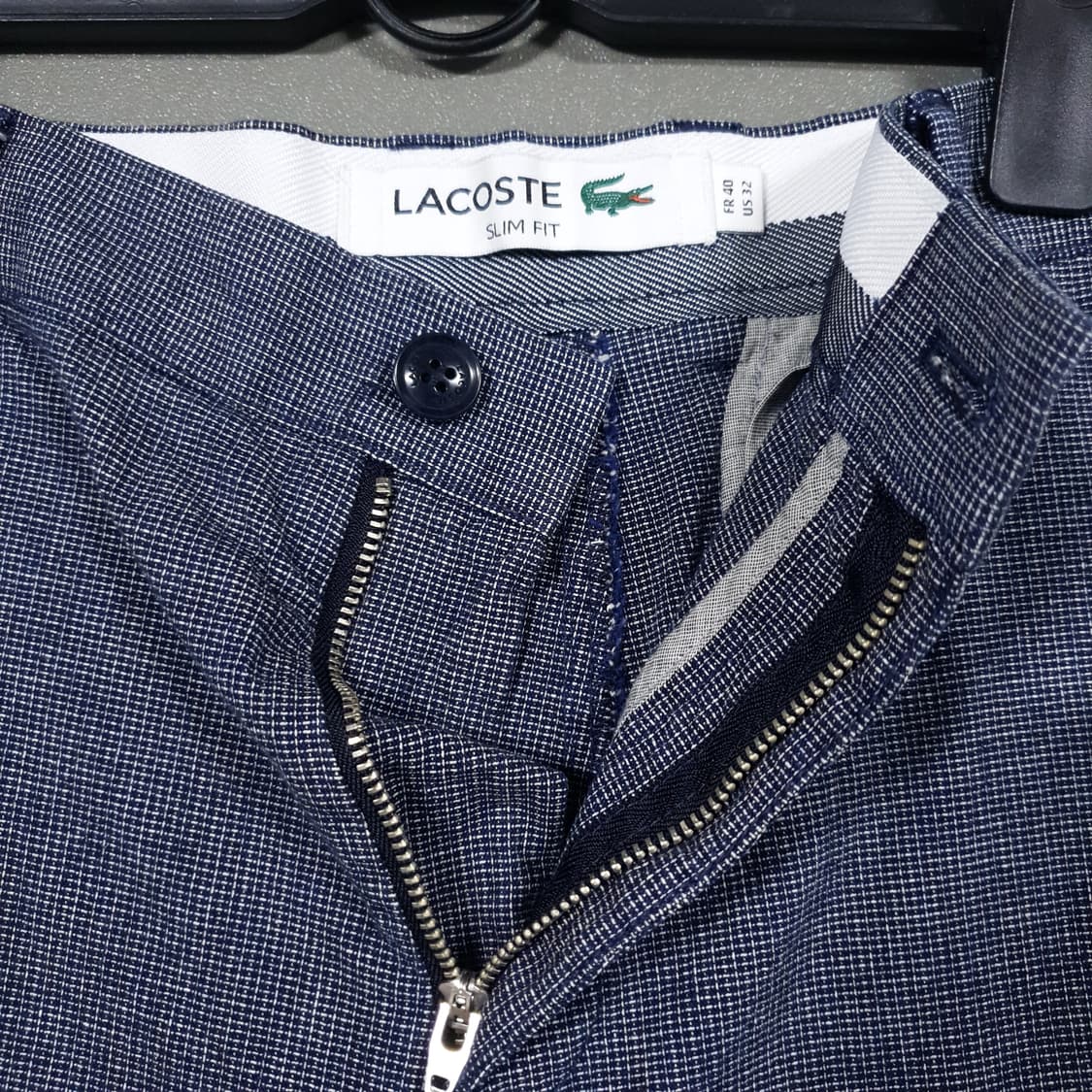 라코스테 나노체크 코튼 스트레치 버뮤다 팬츠 반바지 쇼츠 33-34 상품이미지5