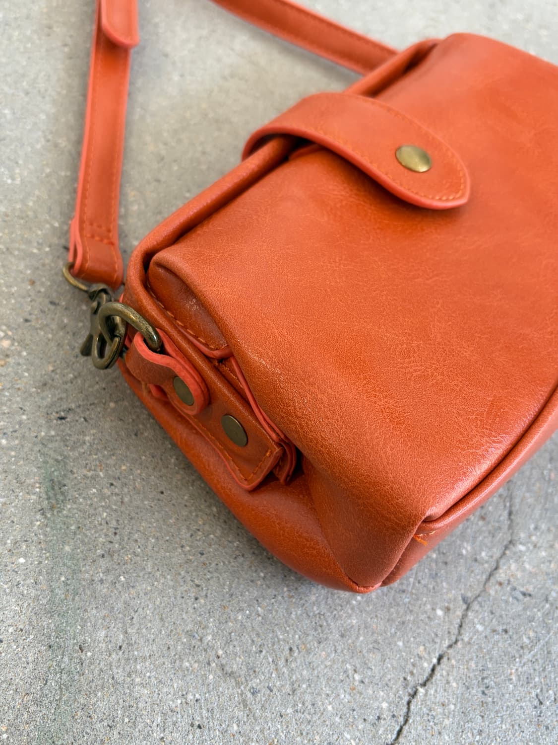 vintage leather bag   상품이미지4