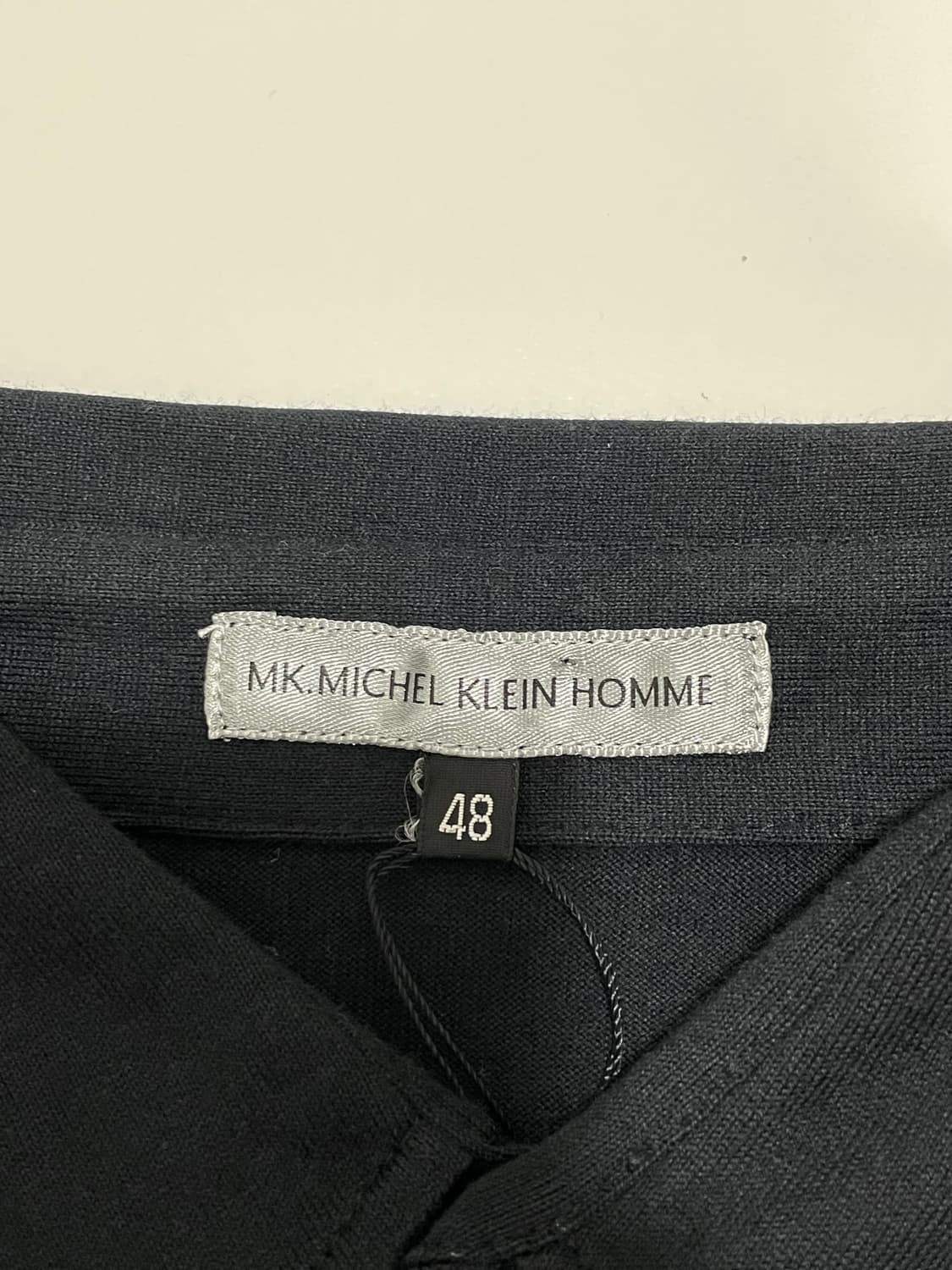 (데드스탁)MICHEL KLEIN HOMME 글리터 프린팅 PK 반팔 상품이미지3