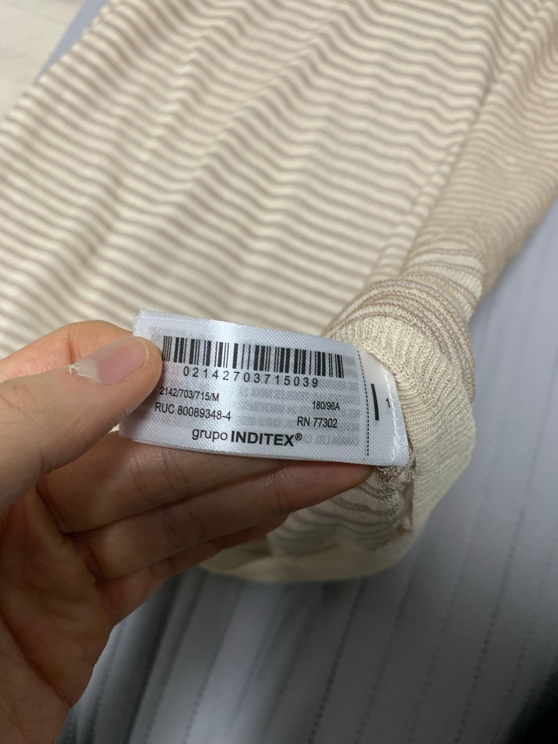 자라 니트 탱크 티셔츠(슬리브리스) M 상품이미지3