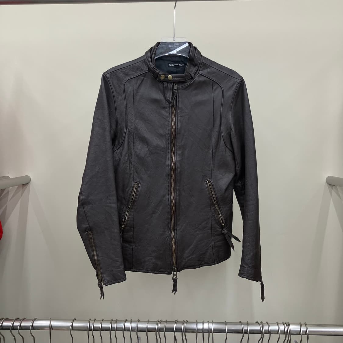 JPN VTG Non Concept Brand 레더 바이커자켓 M 상품이미지1