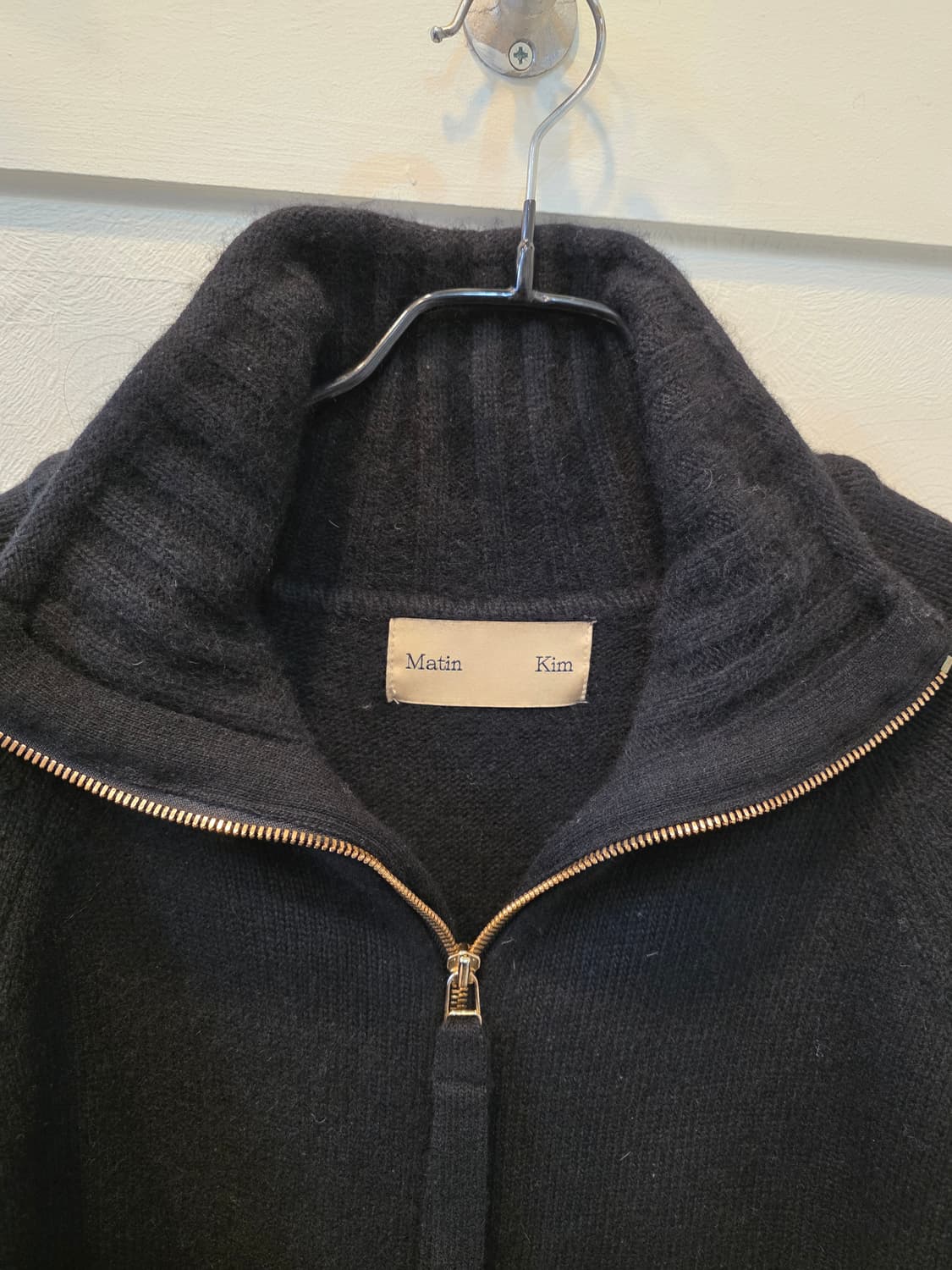 마뗑킴  스펠 포인트  니트 집업 인 가디건 상품이미지1