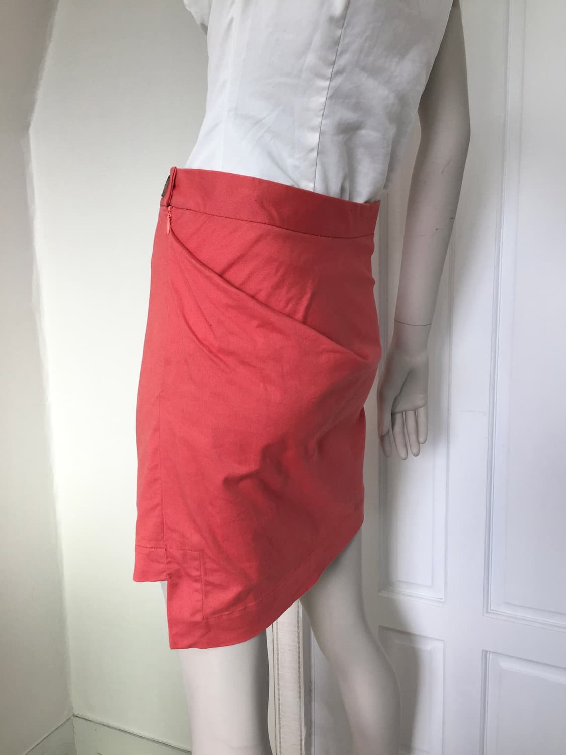 비비안웨스트우드 Iconic Draped  Coral Skirt 상품이미지2