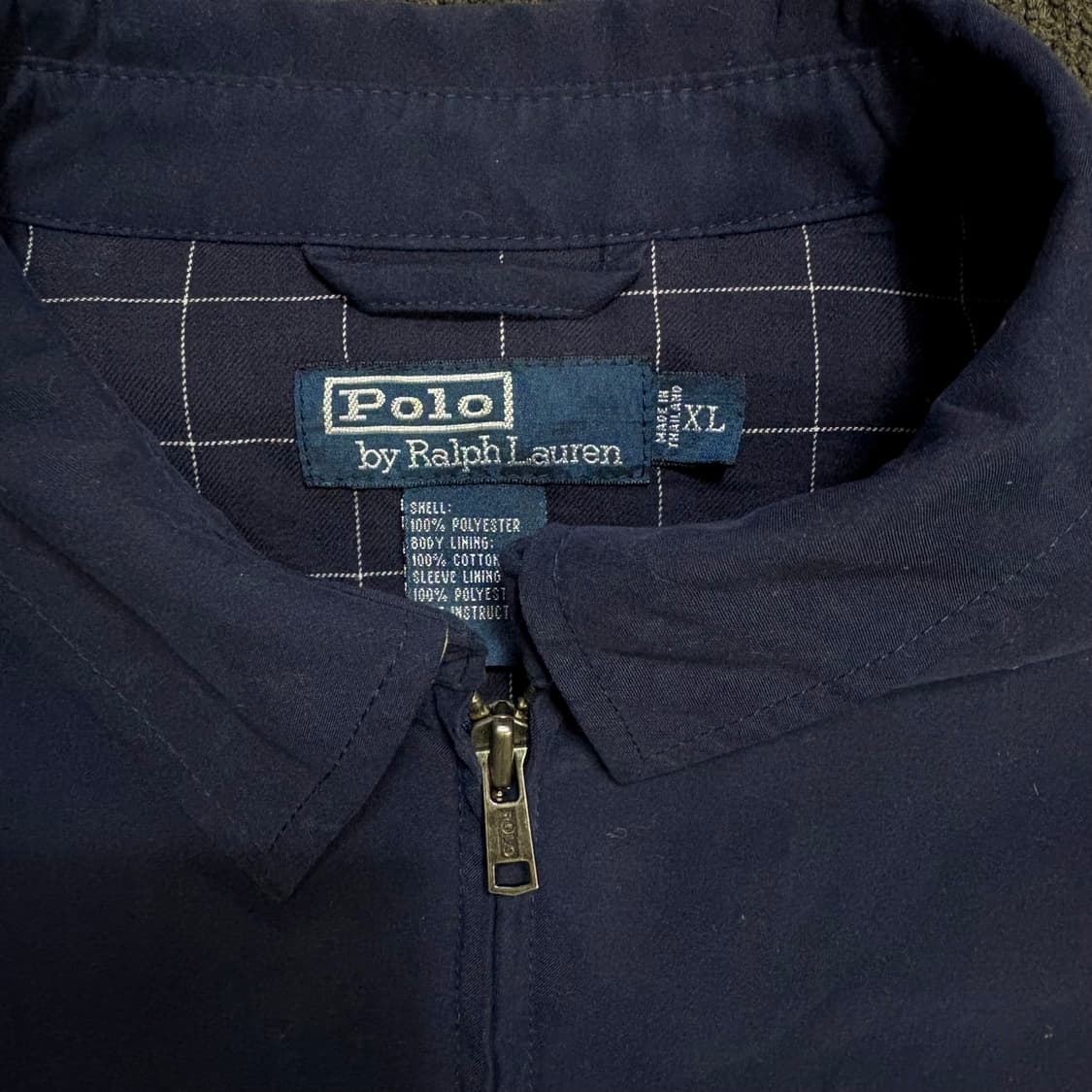 폴로 스몰 로고 네이비 폴리쉘 블루종 XL 상품이미지5