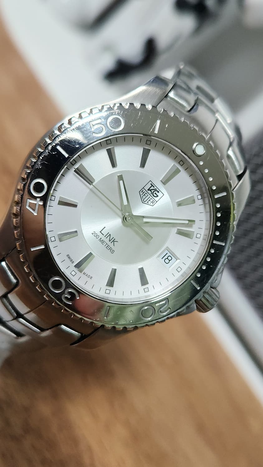 # 태그호이어 링크 200m 다이버 쿼츠 남성명품 시계 급처 상품이미지2