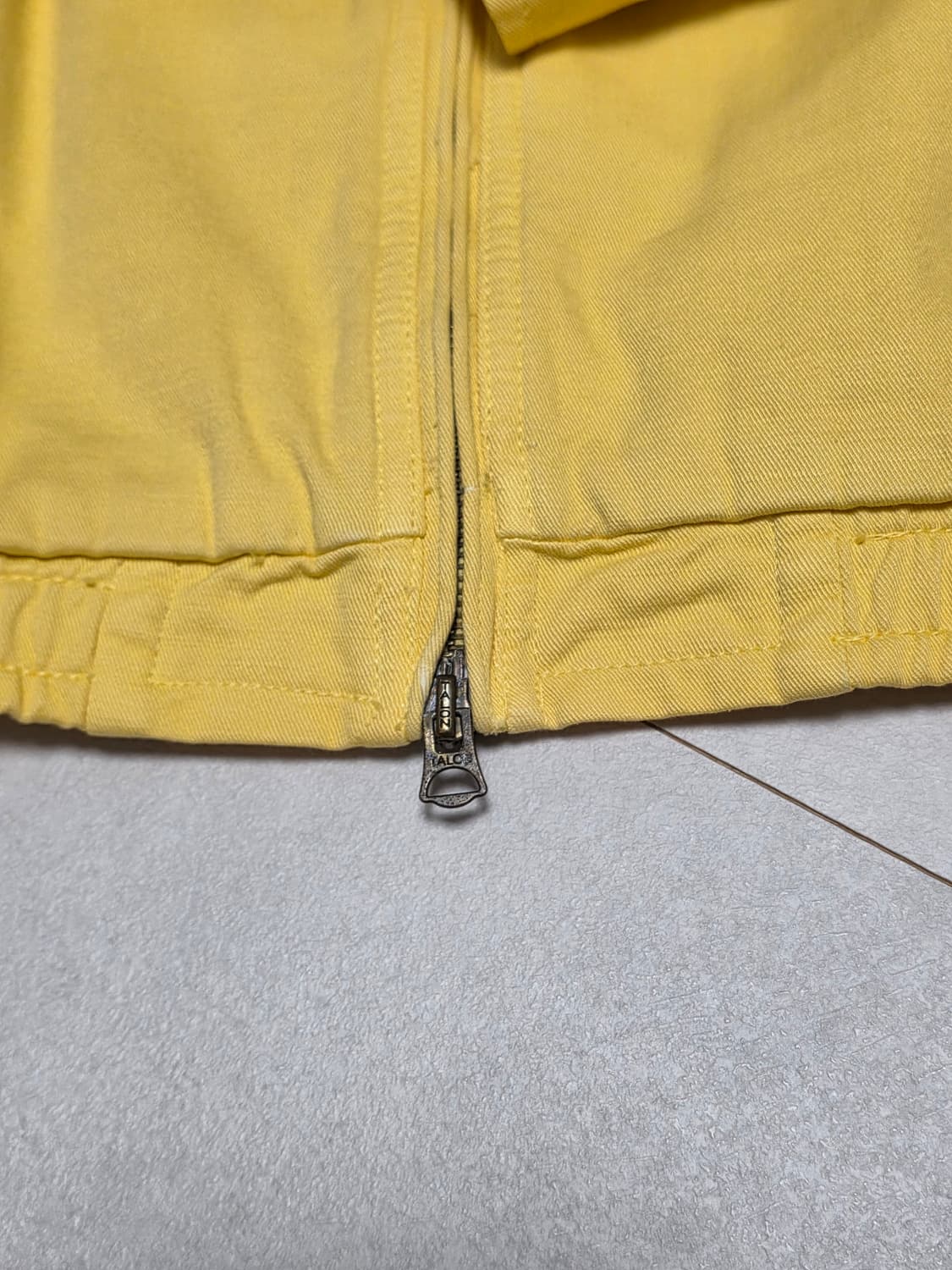 폴로 랄프로렌 옐로우 블루종 XL 실사 100L 베이포트 바라쿠다 바이스 상품이미지5