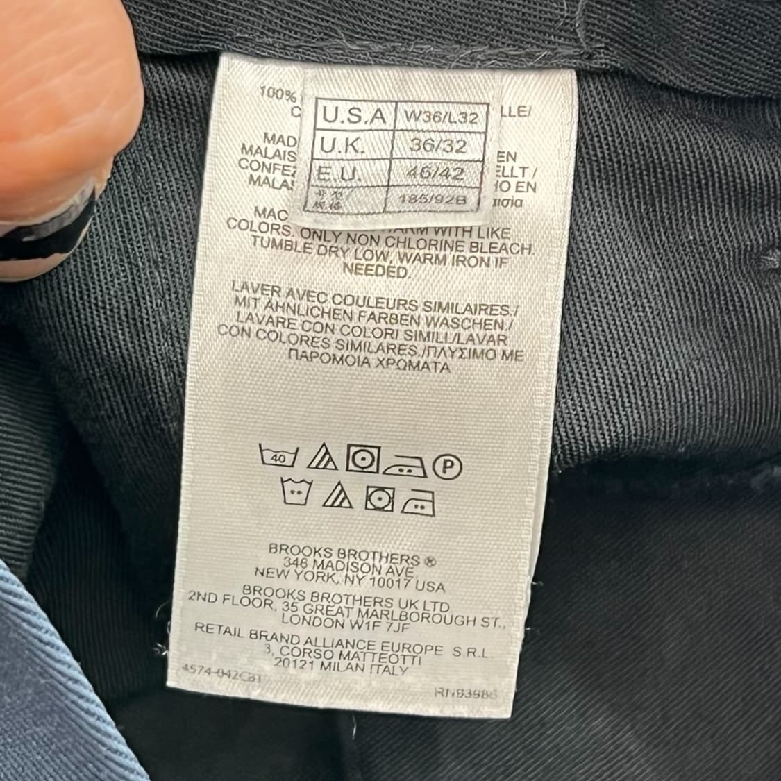 브룩스브라더스 치노팬츠 r1209 상품이미지7