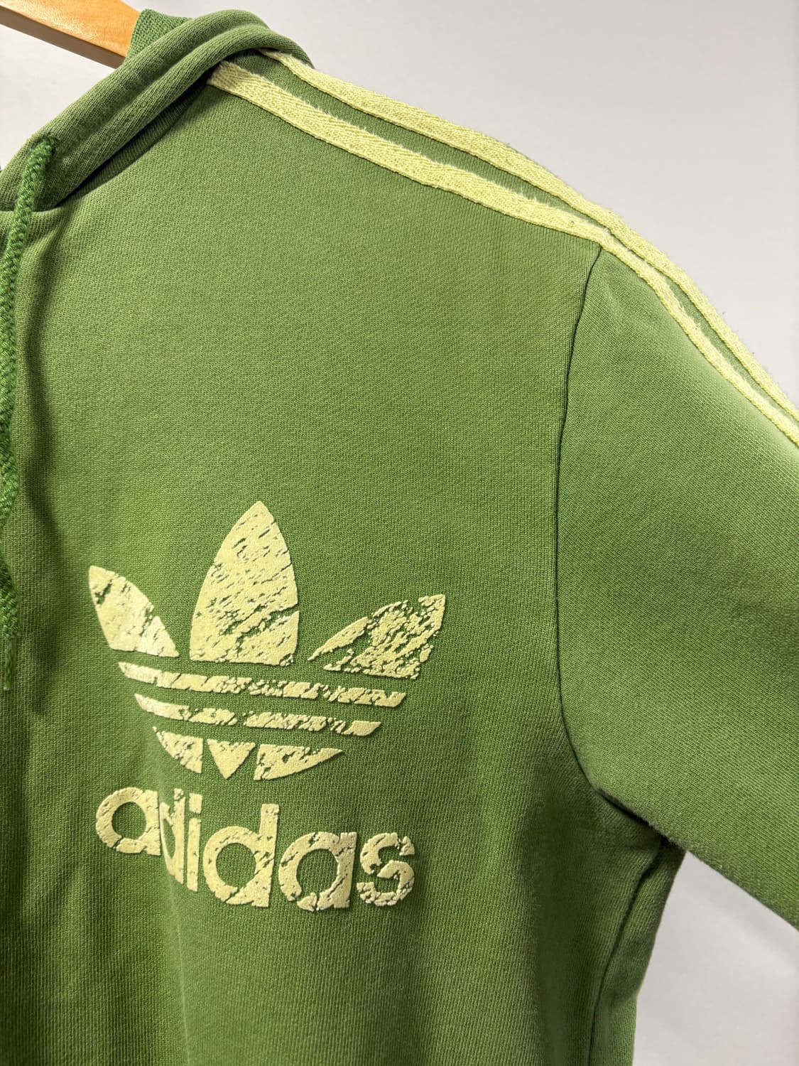 아디다스 90's 올드스쿨 말차 후드집업 상품이미지2