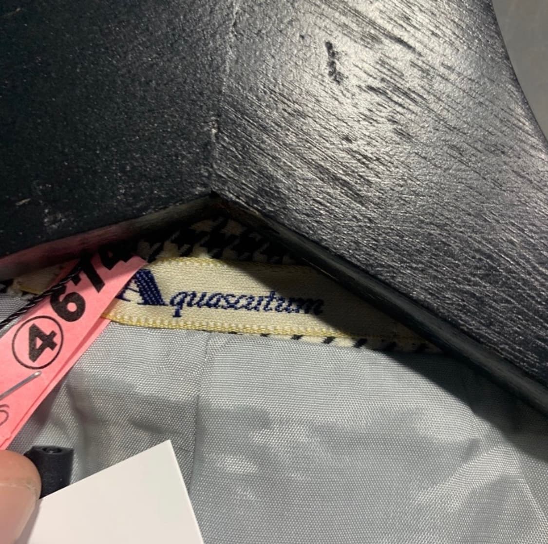 아쿠아 스큐텀 고방체크 블레이져 상품이미지6