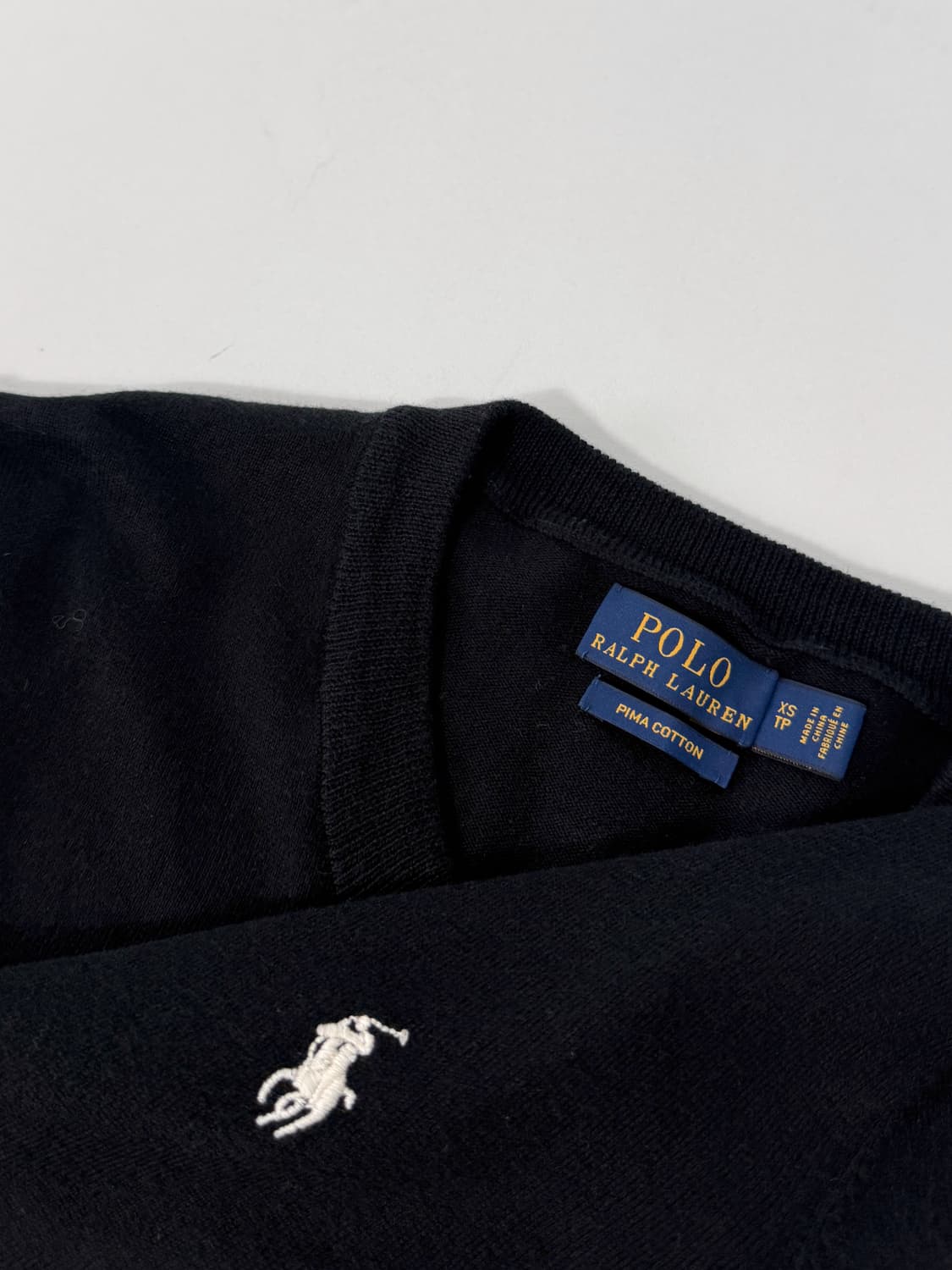 폴로 랄프로렌 신형 블랙 피마코튼 가디건 상품이미지4