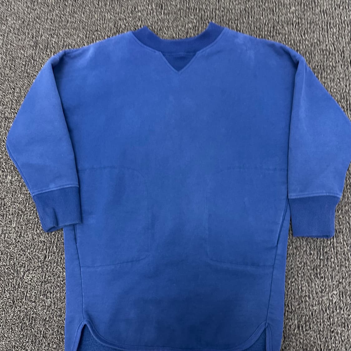 럭키슈에뜨 여성 기모 롱 원피스 블루 F 상품이미지2