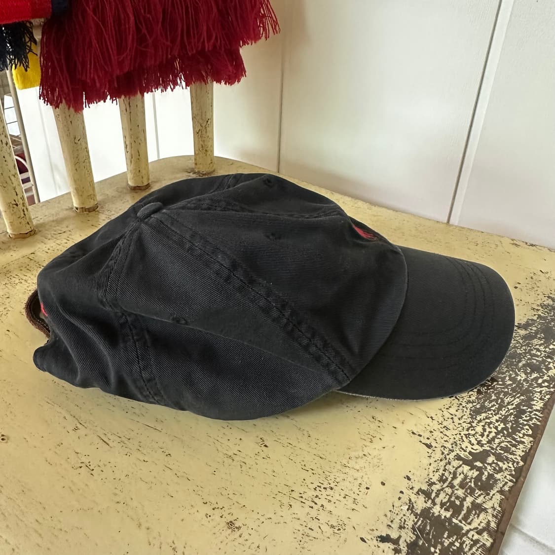 빈티지 폴로 볼캡 블랙 상품이미지2