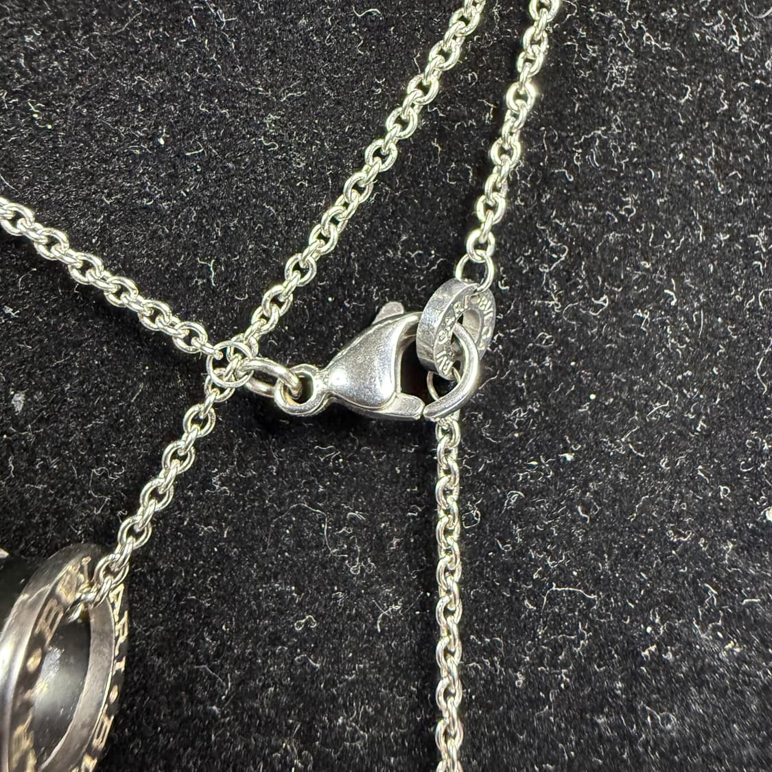 [실버&블랙 컬러] 불가리 세이브 더 칠드런 네클리스 목걸이 상품이미지5