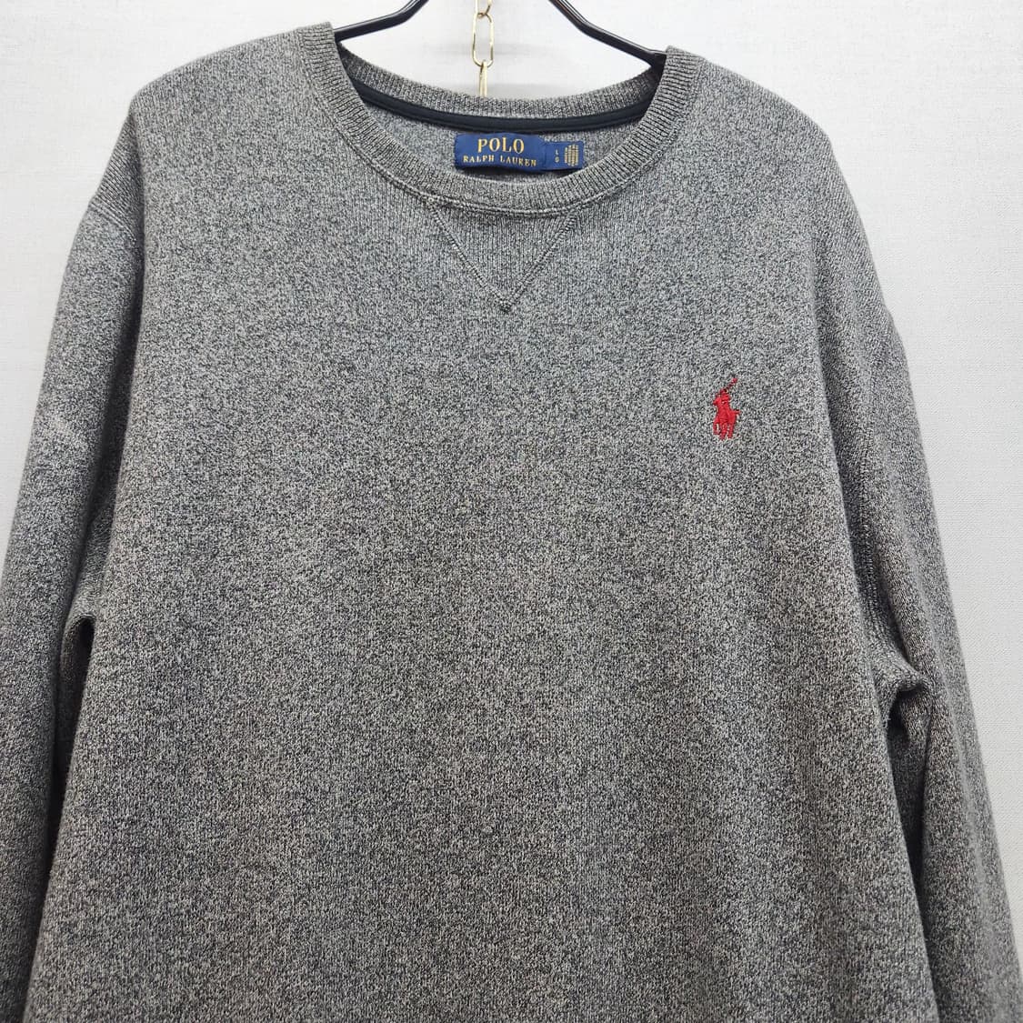 폴로랄프로렌 레드포니 코튼 니트 맨투맨 L(XL~2XL) 상품이미지2