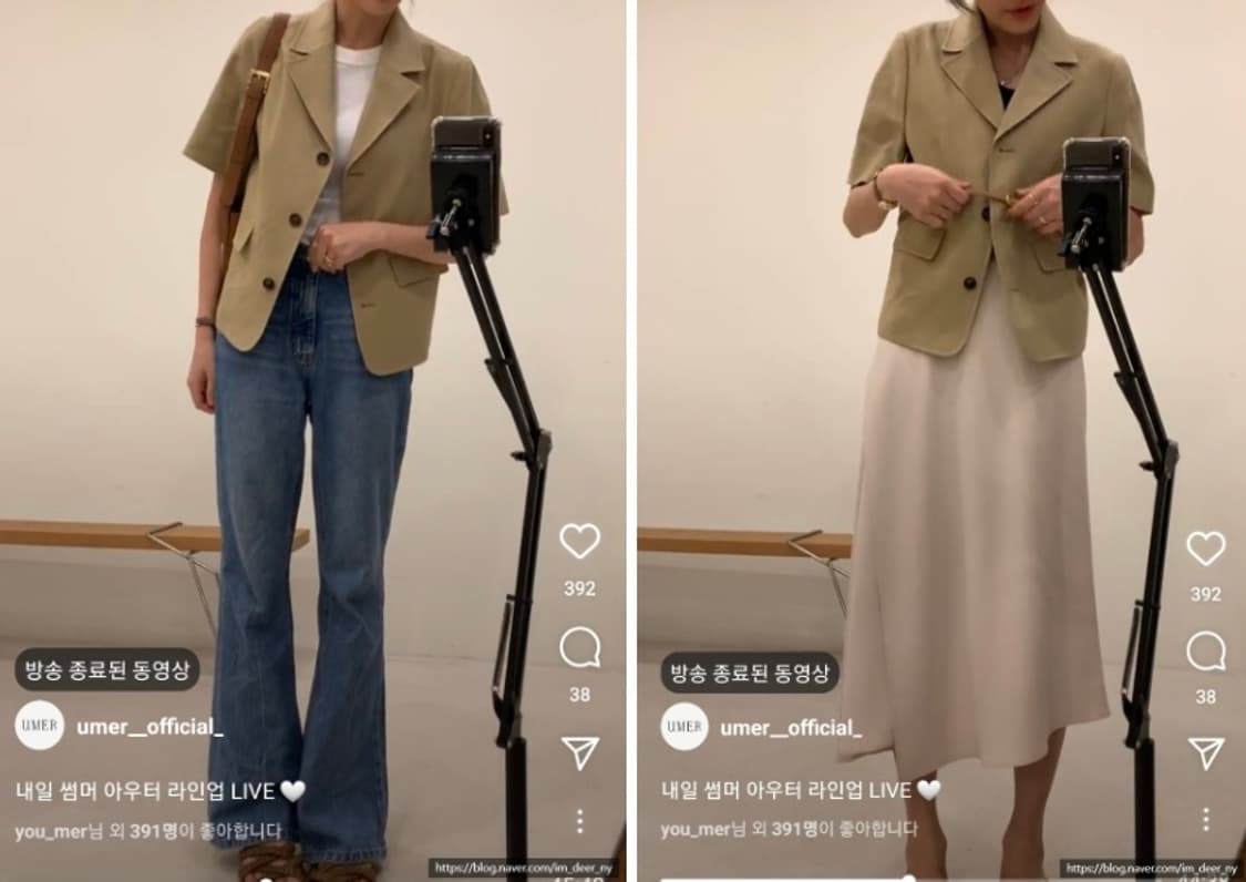 유메르 블랙 오브니 린넨 하프 자켓 상품이미지7