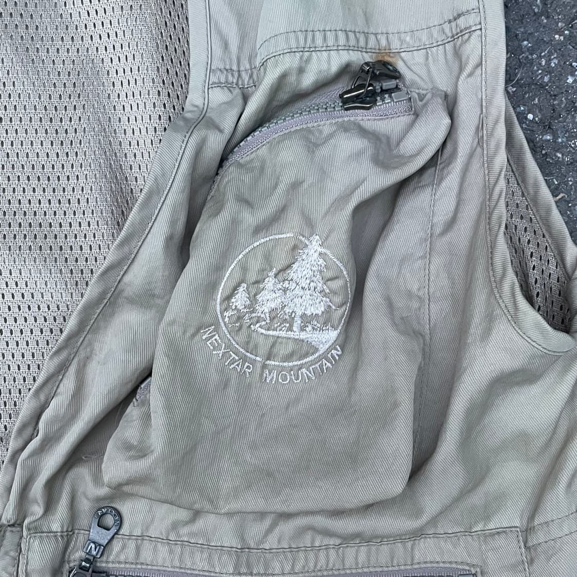 [L]빈티지 피싱 베스트 상품이미지5