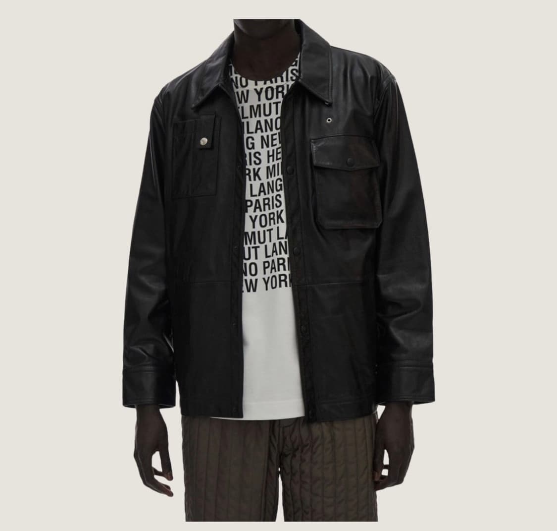 헬무트 랭 레더 자켓 L 새상품 상품이미지1