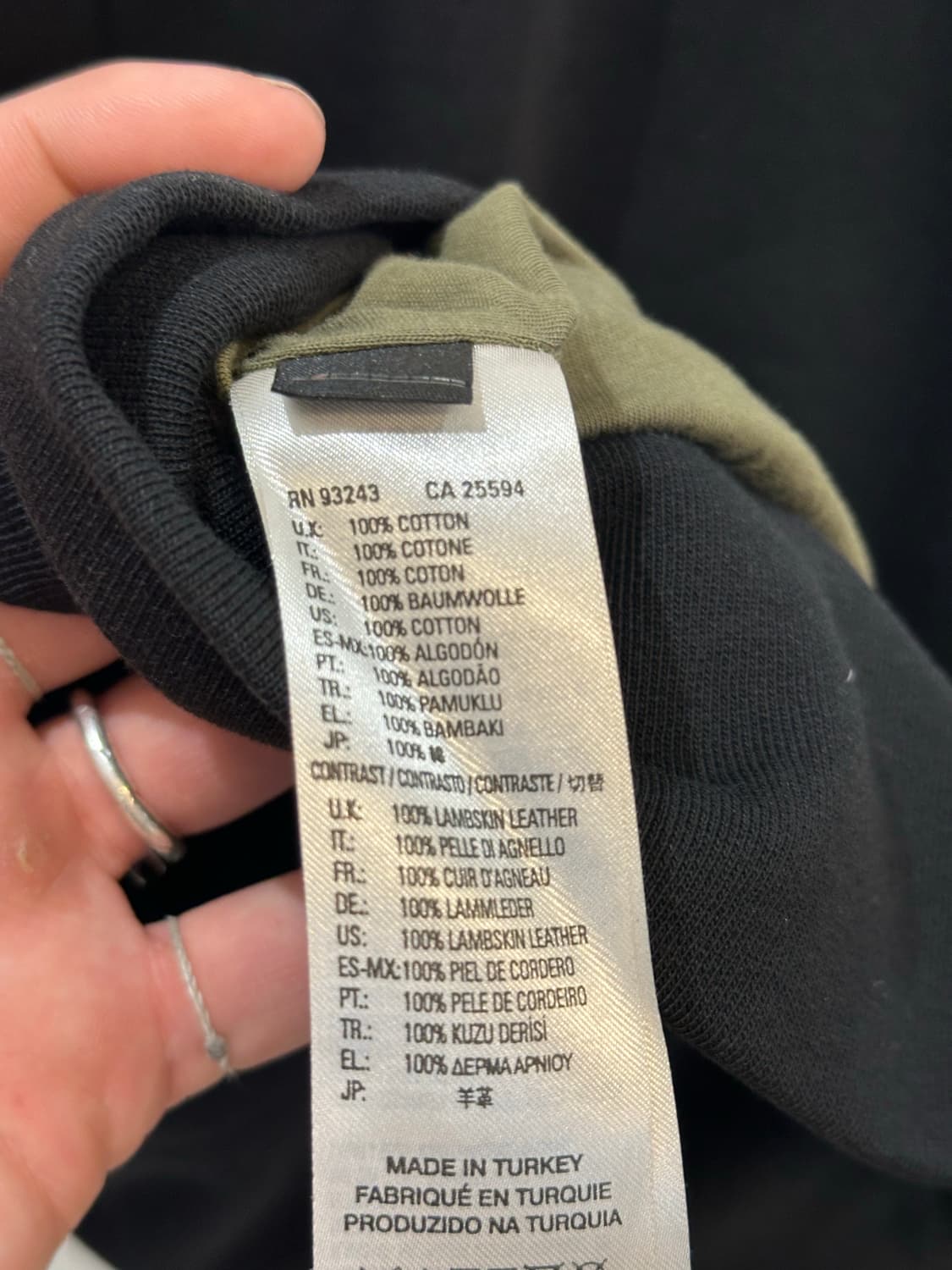 Diesel hybrid leather jacket 상품이미지9