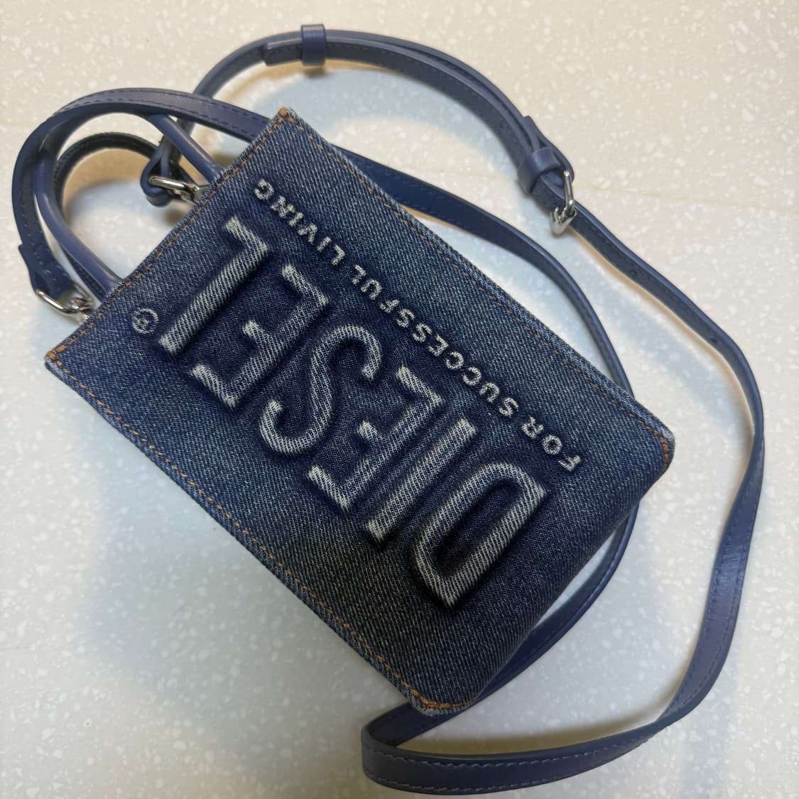 디젤 Dsl 쇼퍼 3D 미니 데님 쇼퍼백 토트백 가방 상품이미지2