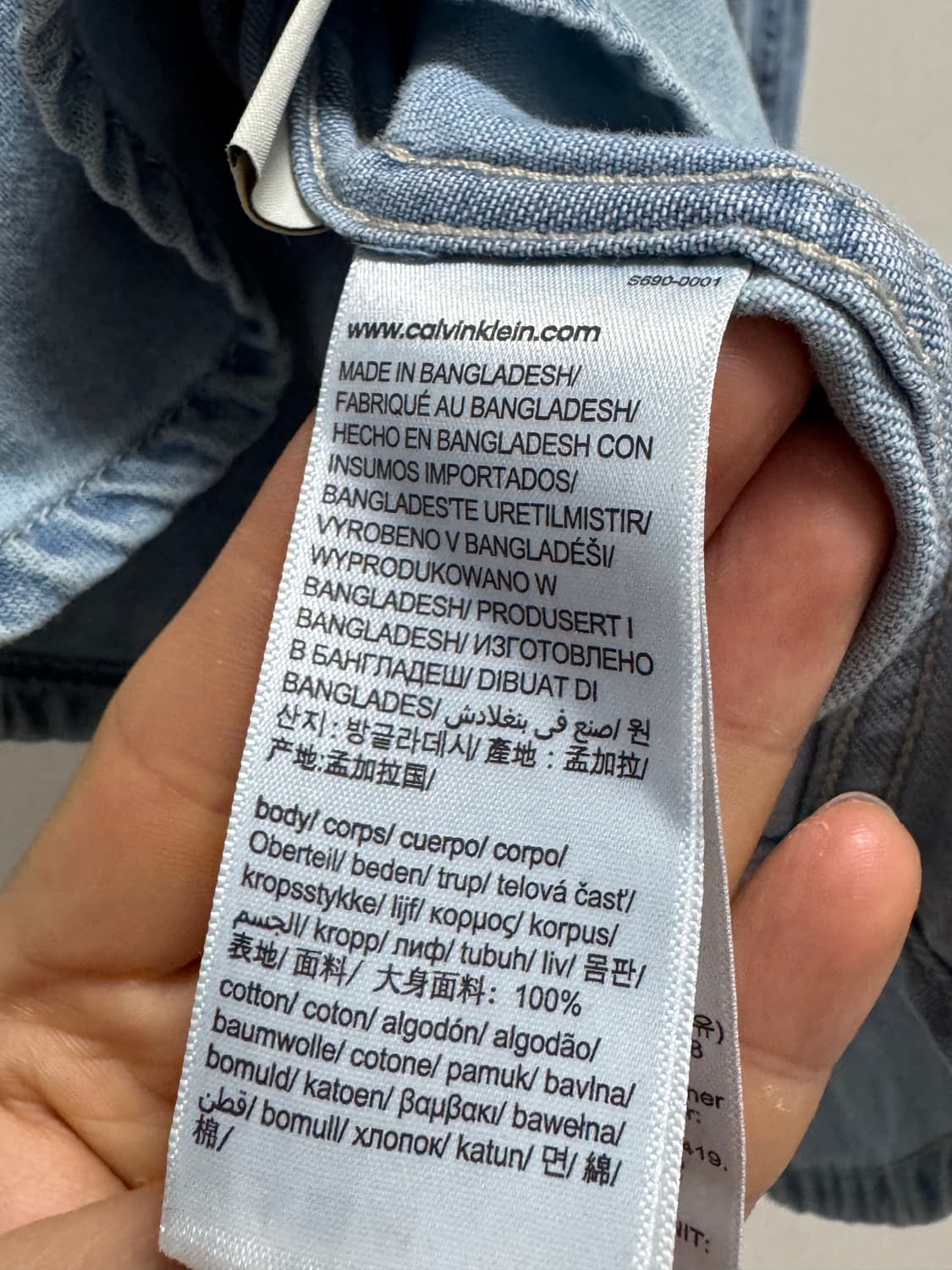 Calvin Klein Denim shirts L 상품이미지3