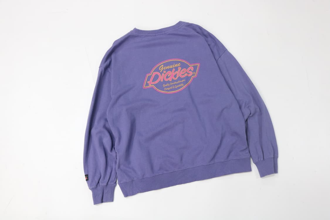 디키즈 빈티지 백로고 그래픽 퍼플 맨투맨 (L) 상품이미지2