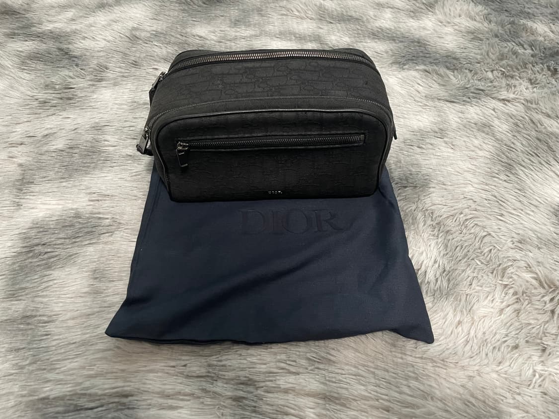 디올 오블리크 돕키트 블랙 클러치 상품이미지1