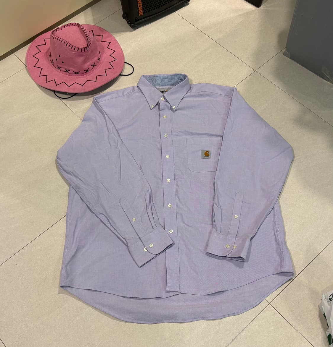 칼하트 라벤더 셔츠  상품이미지1