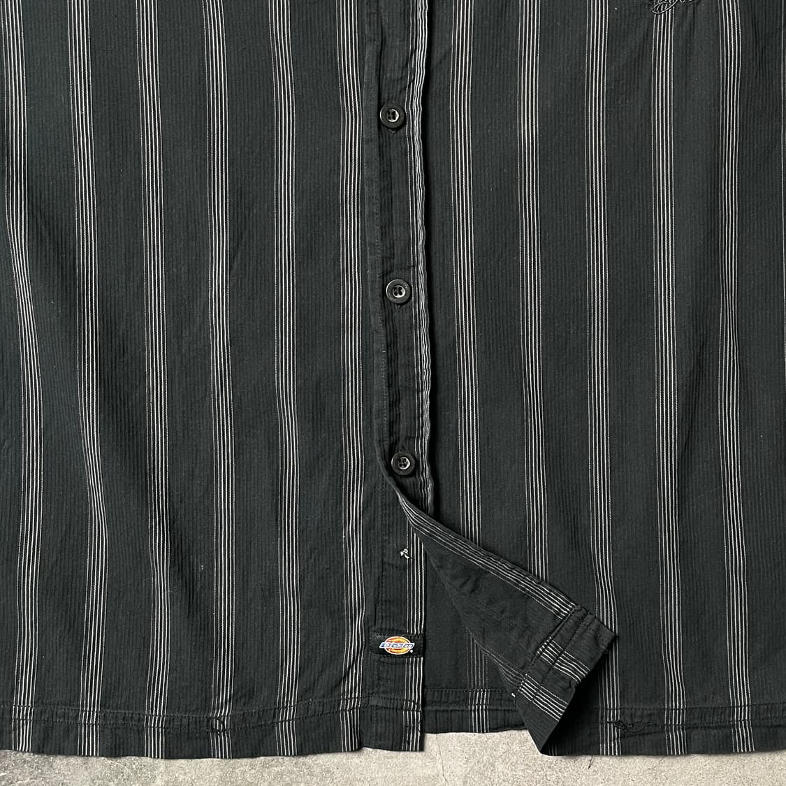 DICKIES 디키즈 빈티지 스트라이프 코튼 반팔 셔츠 A00907 상품이미지5