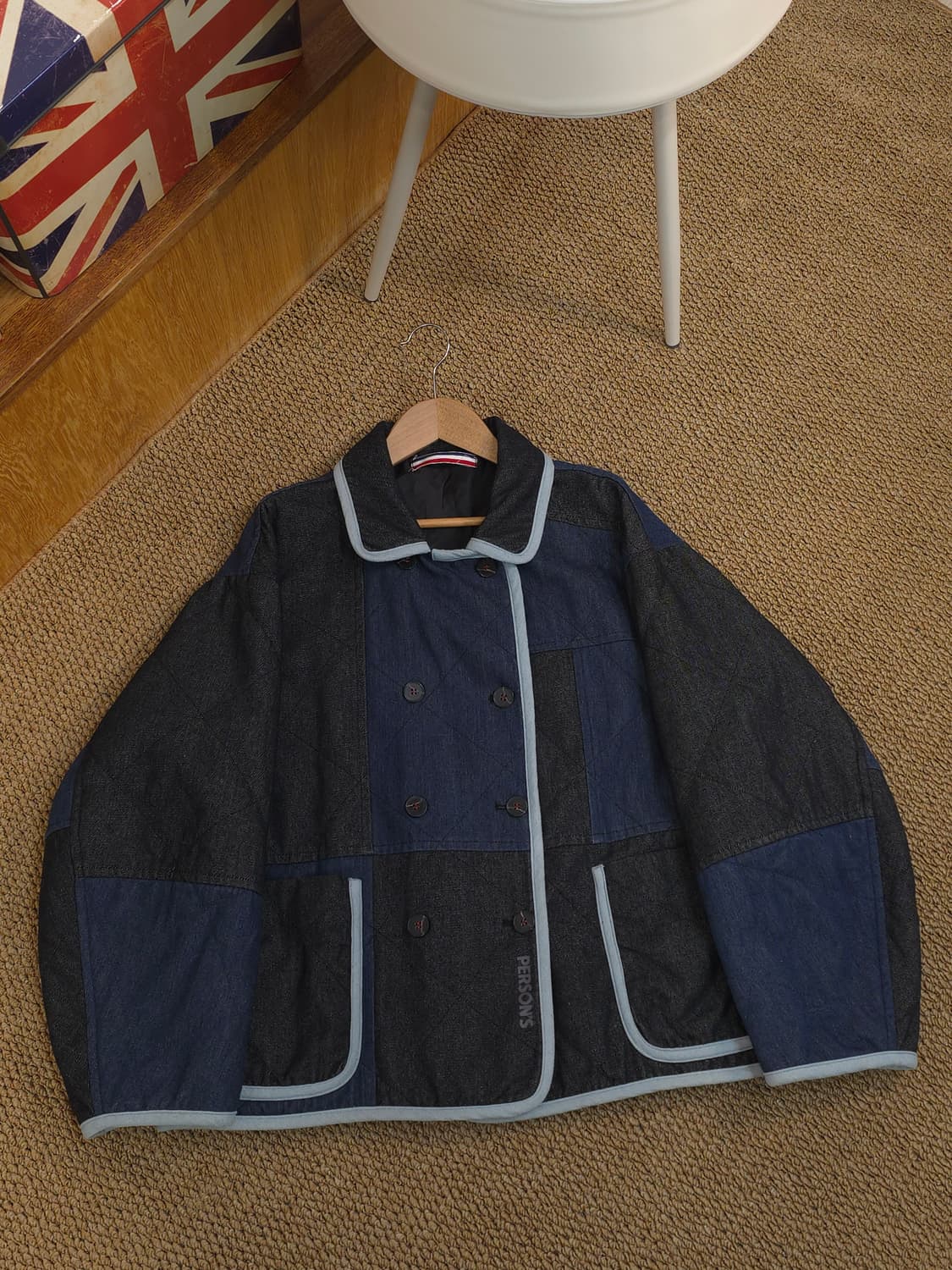 PERSON'S 믹스매치 데님 자켓 LL 상품이미지5