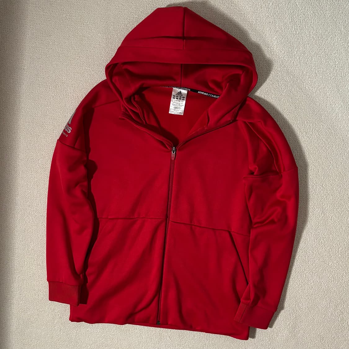 아디다스 컴뱃 스포츠 클럽 기모 후드 져지 상품이미지1