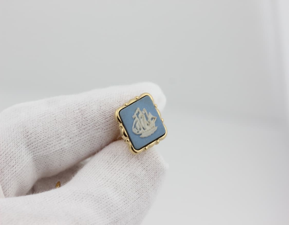 웨지우드 A등급 남자 명품 뱃지 포인트 핀 제스퍼 상품이미지5