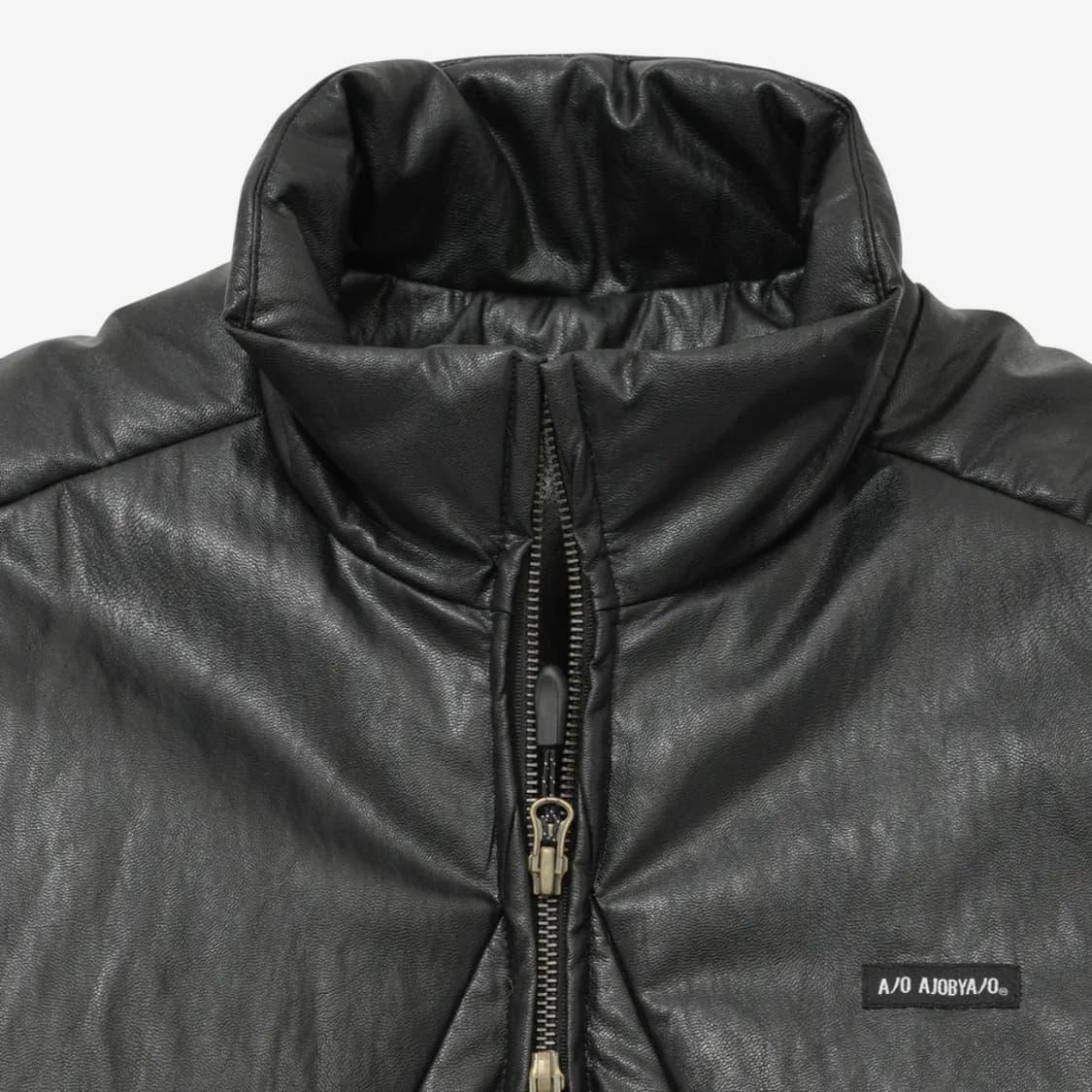 [ajobyajo] Star Leather Padded Jacket_L 상품이미지4