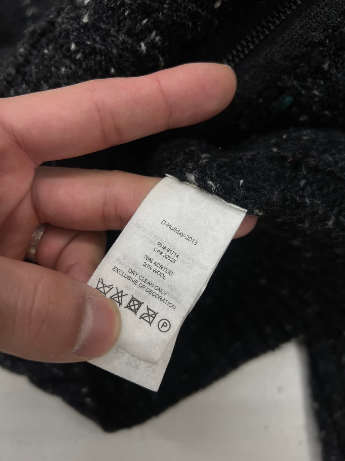 알마니 익스체인지 울 가디건 상품이미지5