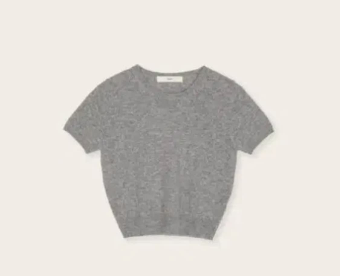 [시예 Siye] 블러썸 하프 니트 (그레이 / 택포함 새상품) 상품이미지1
