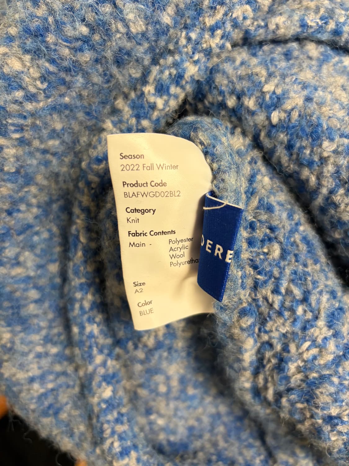 [A2] 아더에러 밍글 가디건 블루 상품이미지4