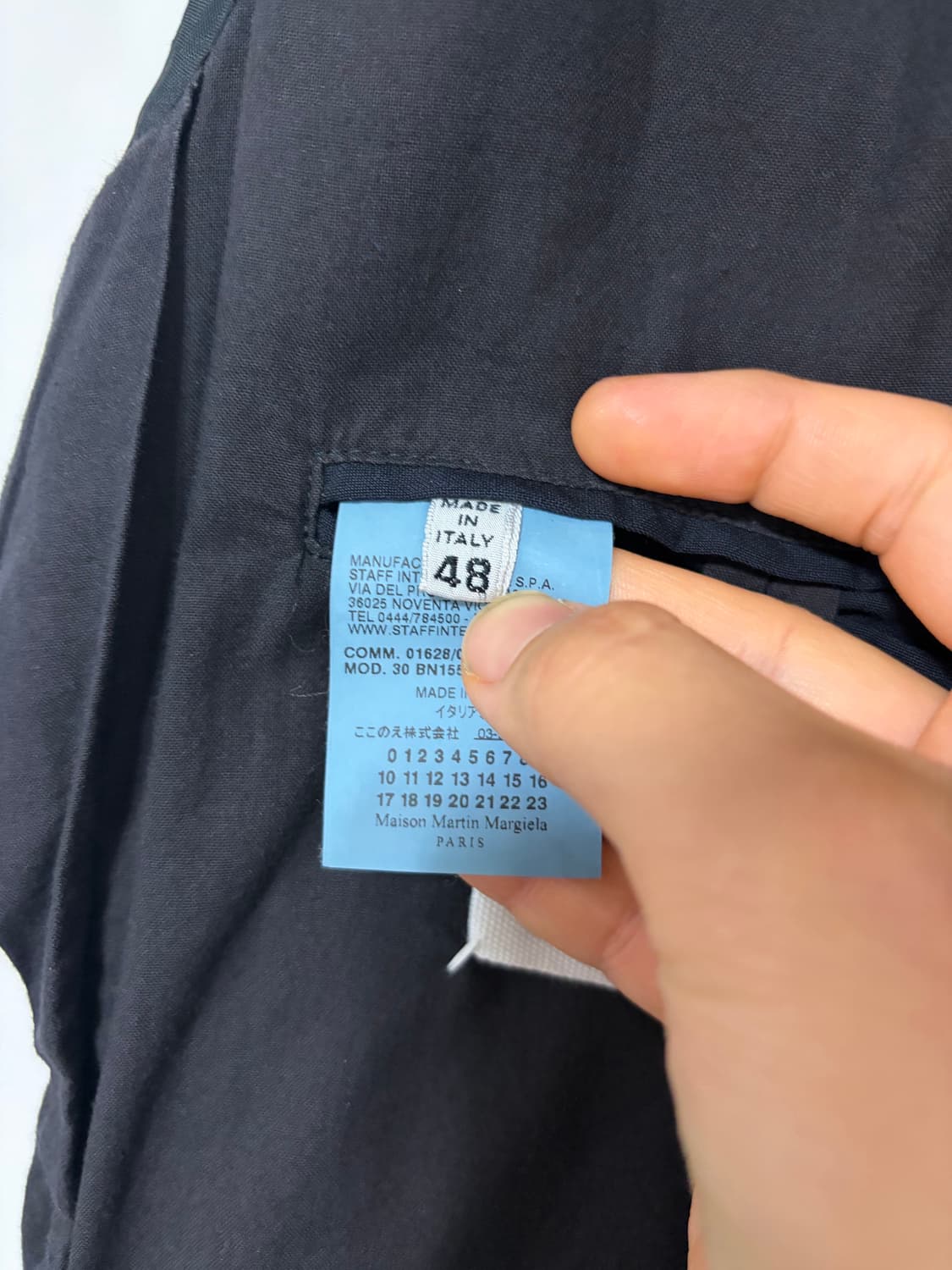 메종마틴마르지엘라 핀치드 라펠 블레이저 48 상품이미지10