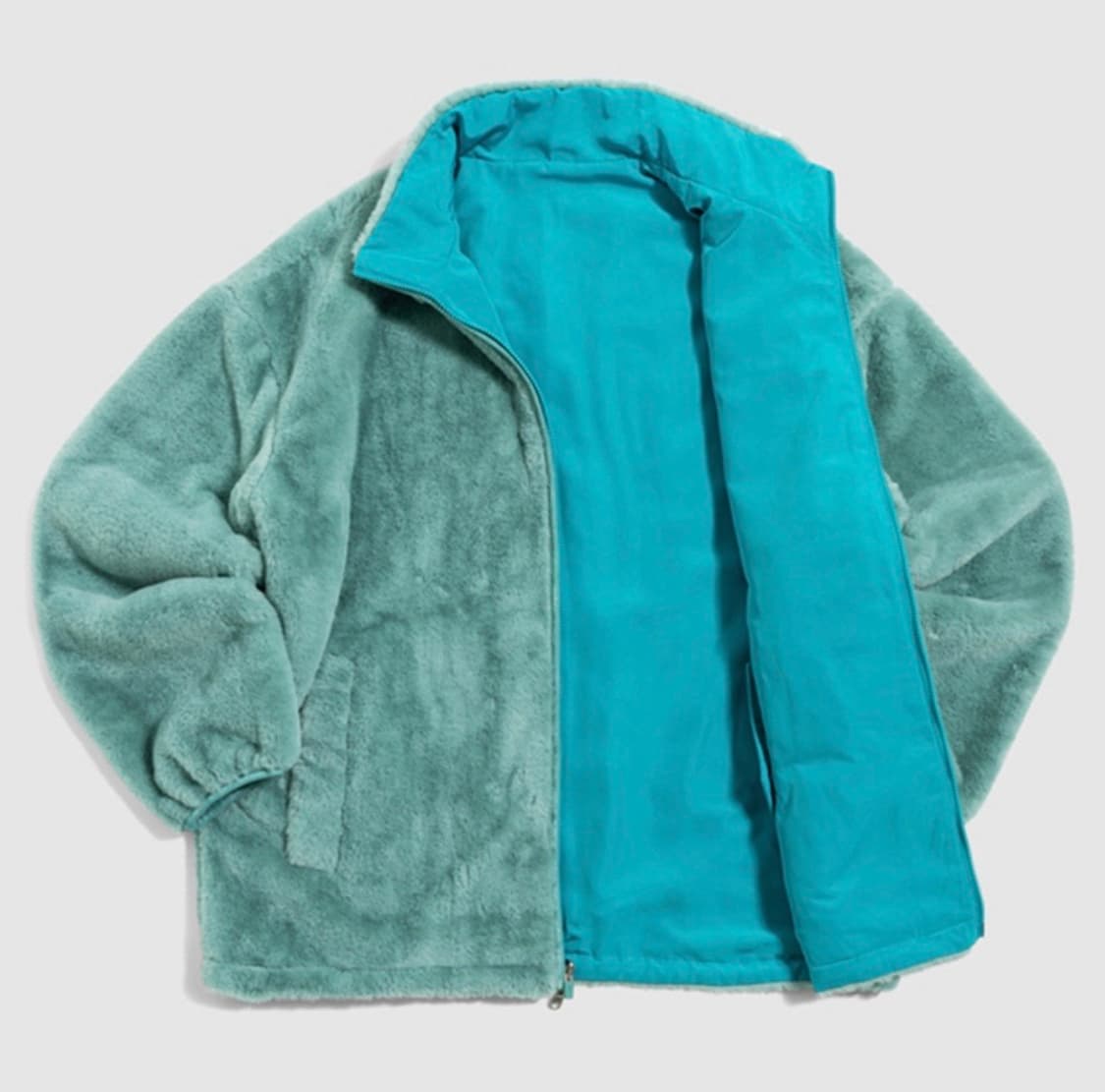 엄브로 오버핏 리버시블 퍼 우븐 자켓 상품이미지3