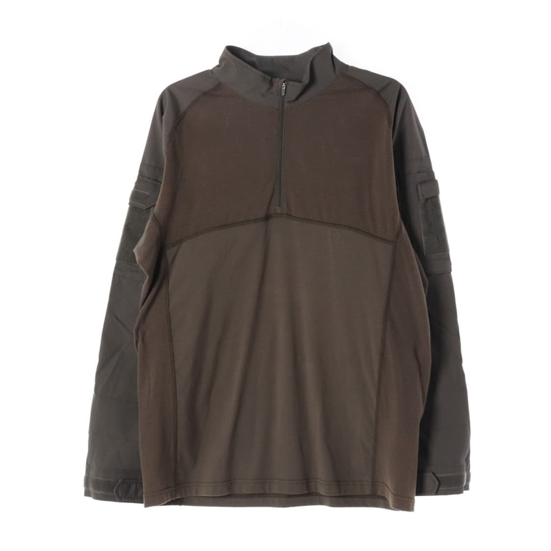 CQR 택티컬 쿼터지퍼 컴뱃 셔츠 브라운 2XL 상품이미지1