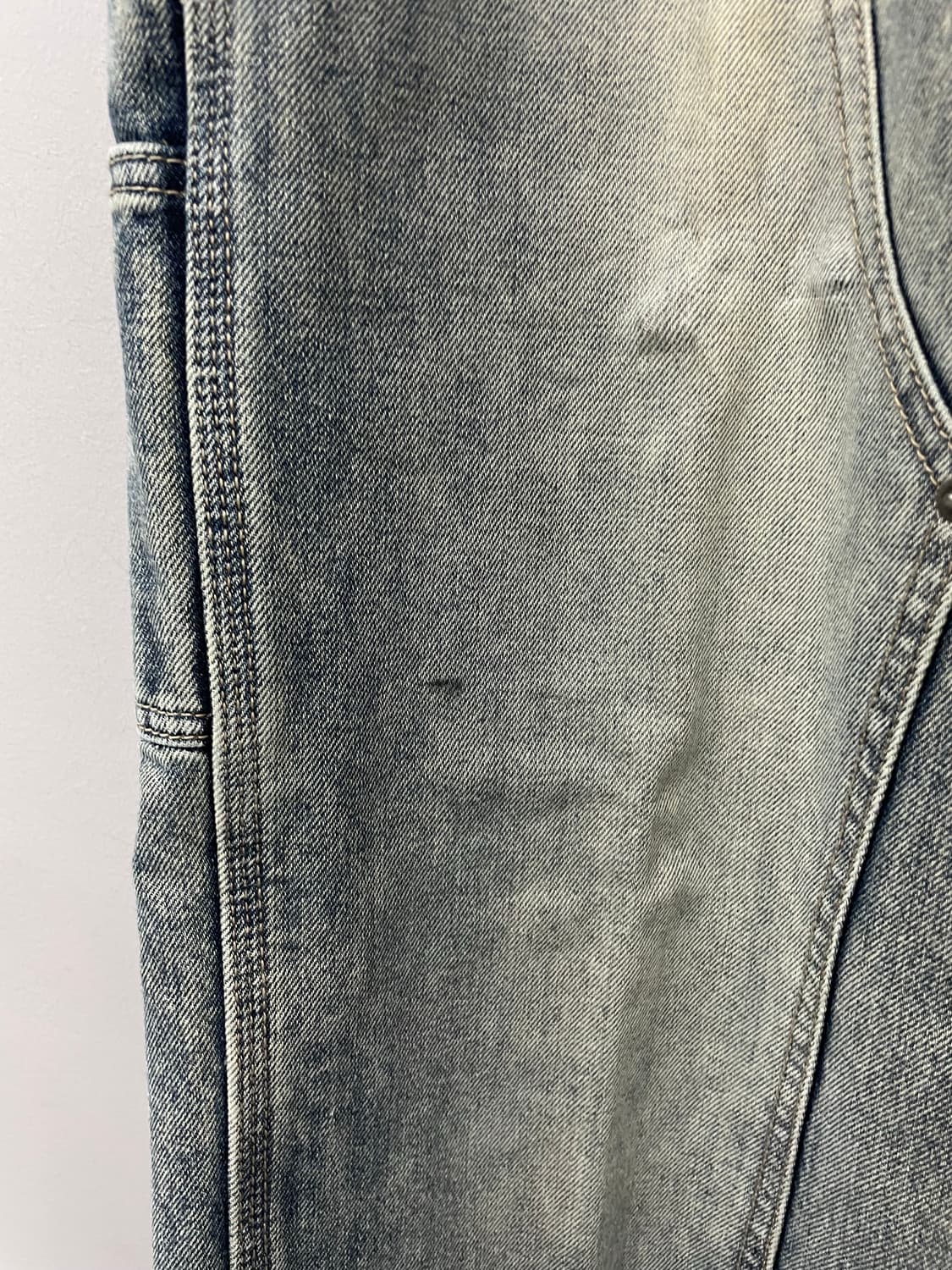 빈티지 워싱 중청 데님팬츠 H1525 상품이미지6