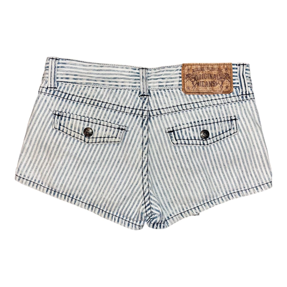 스트라이프 숏 스커트 팬츠 갸루y2k 상품이미지4