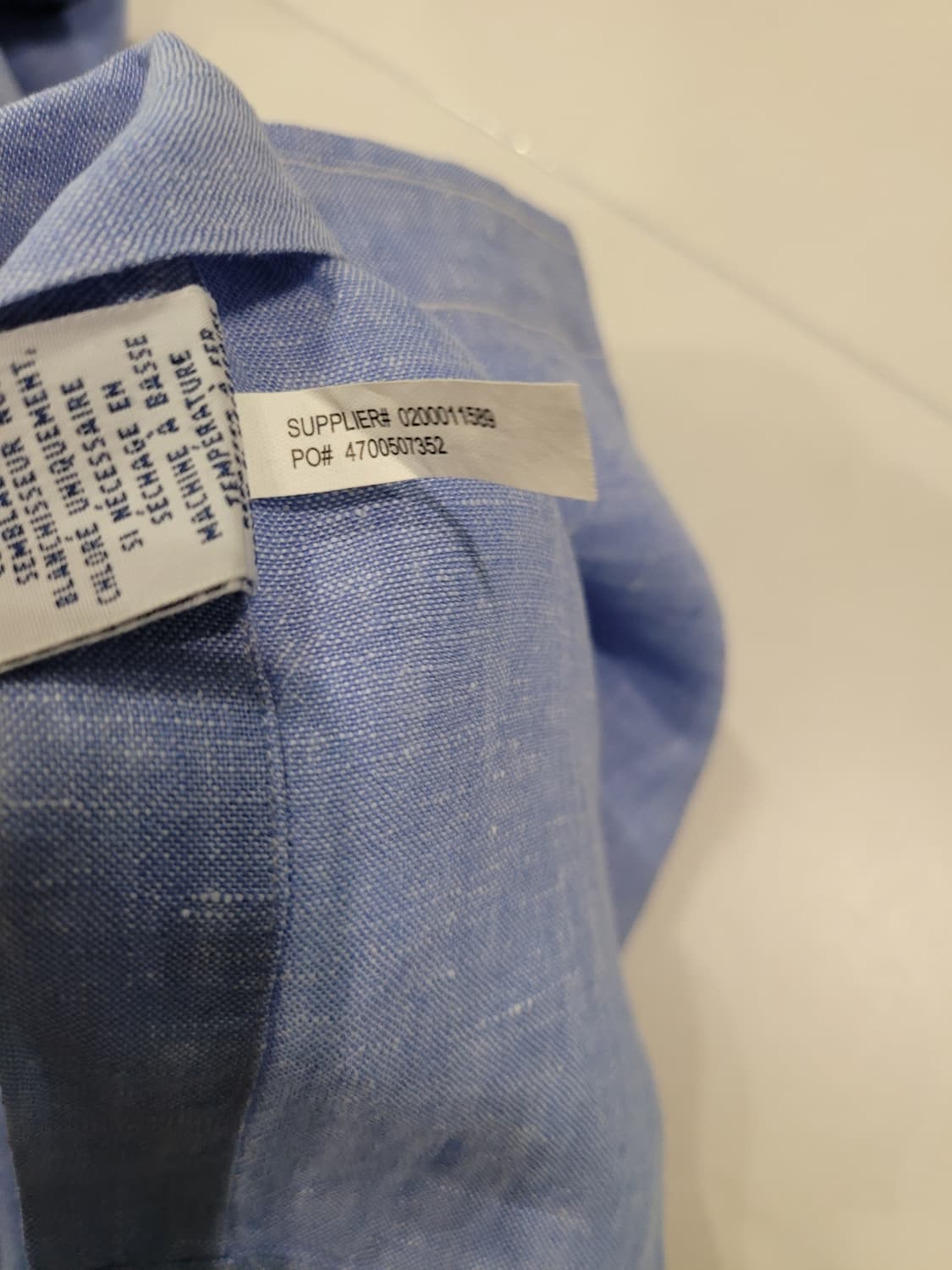 폴로 랄프로렌 클래식 리넨 셔츠 (하와이 구매) 상품이미지5