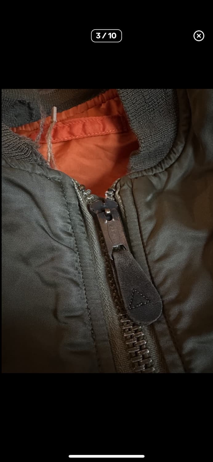 70s USA Original MA-1 8279E Jacket 상품이미지3